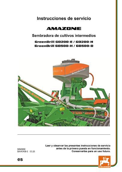Manual del operador GREENDRILL GD200/500-E/H 