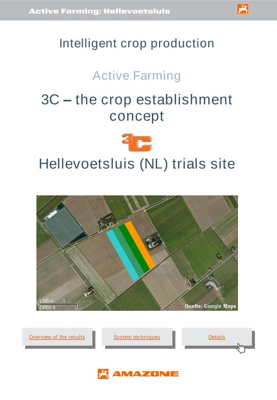 Versuchsbericht Pflanzenbau Hellevoetsluis (NL) trials site 2011
