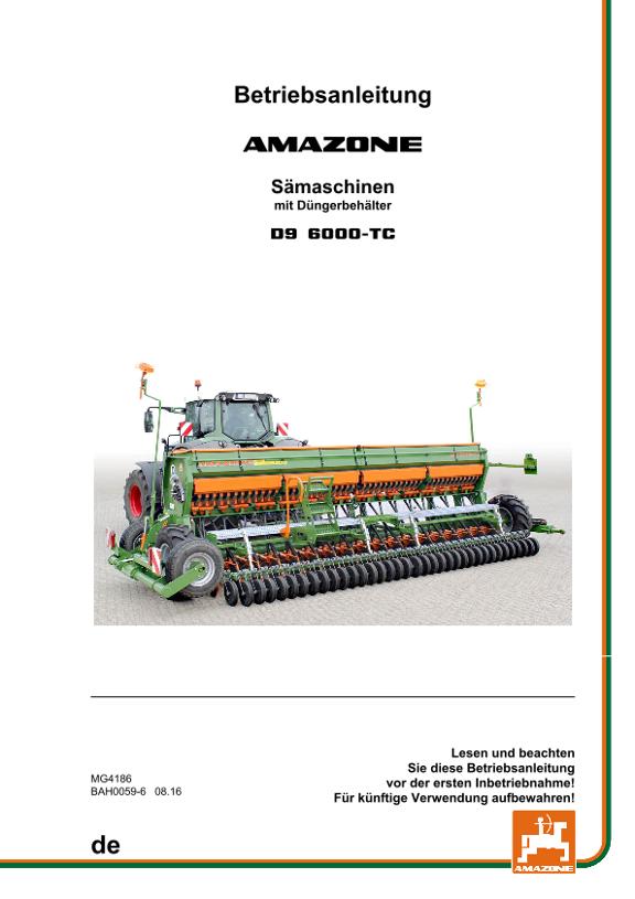 Betriebsanleitung D9 6000-TC