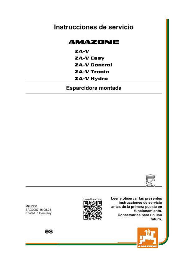 Manual del operador ZA-V
