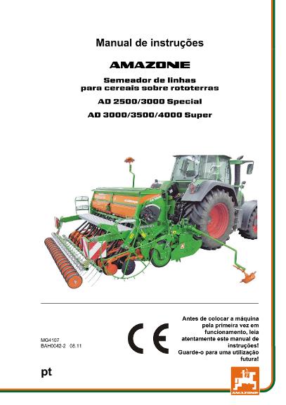 Manual de Instruções AD 2500/3000 Special / AD 3000/3500/4000 Super