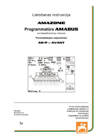 Ekspluatācijas instrukcija