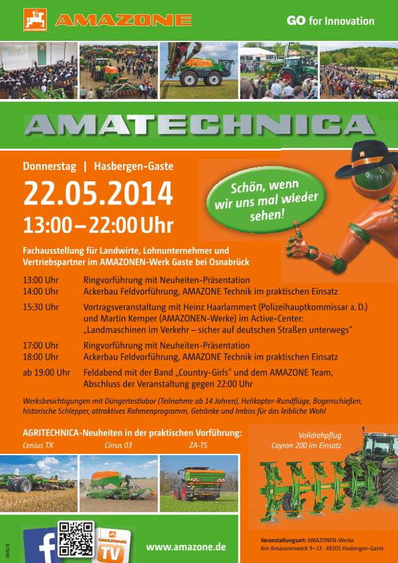 Flyer AMATECHNICA 2014