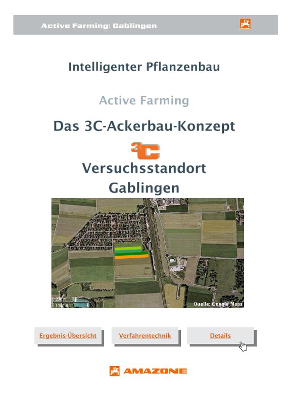 Versuchsbericht Pflanzenbau Fläche Gablingen 2013