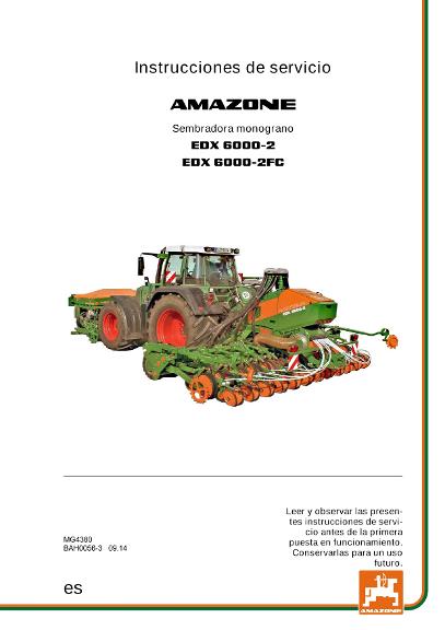 Manual del operador EDX 6000-2 / 6000-2FC
