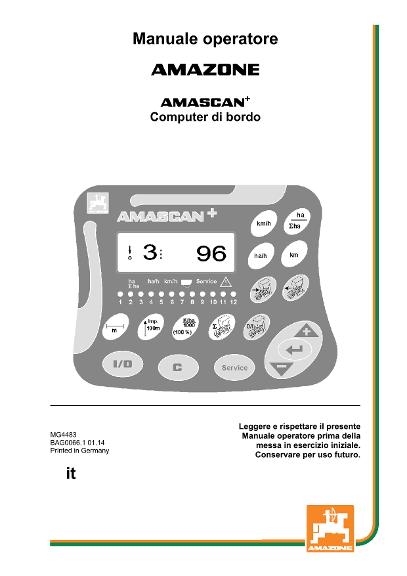 Manuale di intruzioni AMASCAN+