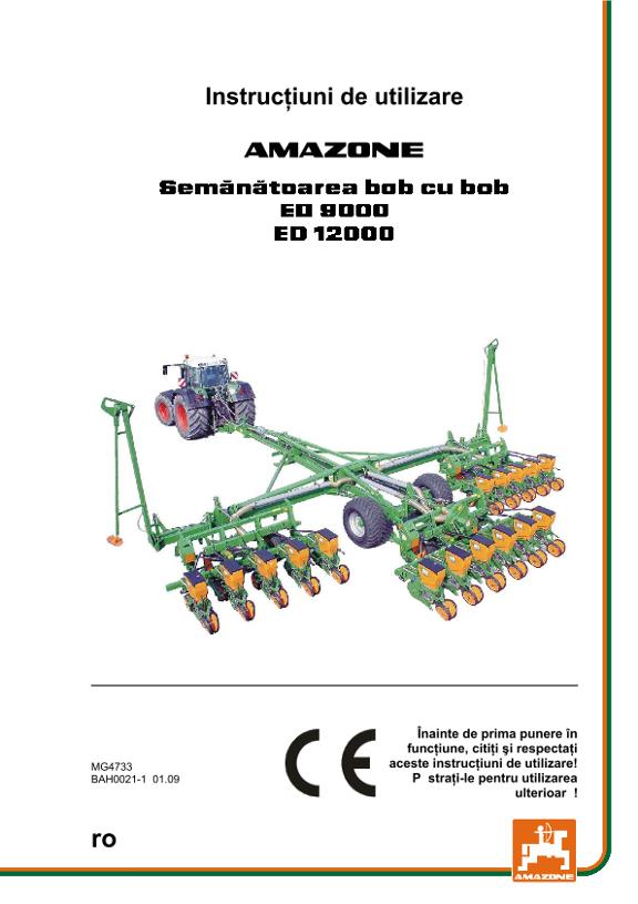 Instrucţiuni de utilizare ED 9000/12000 KR
