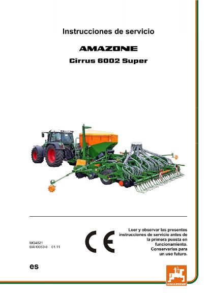Manual del operador Cirrus 6002 Super