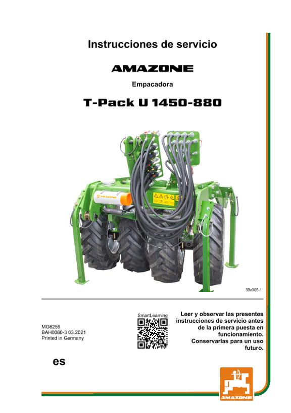 Manual del operador T-PACK U 1450-880