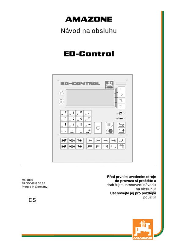 Návod na obsluhu ED-CONTROL