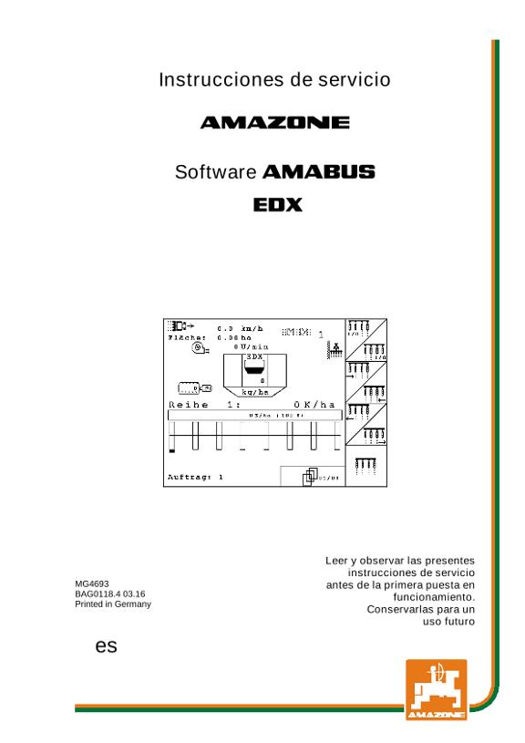 Manual del operador Software AMABUS EDX 