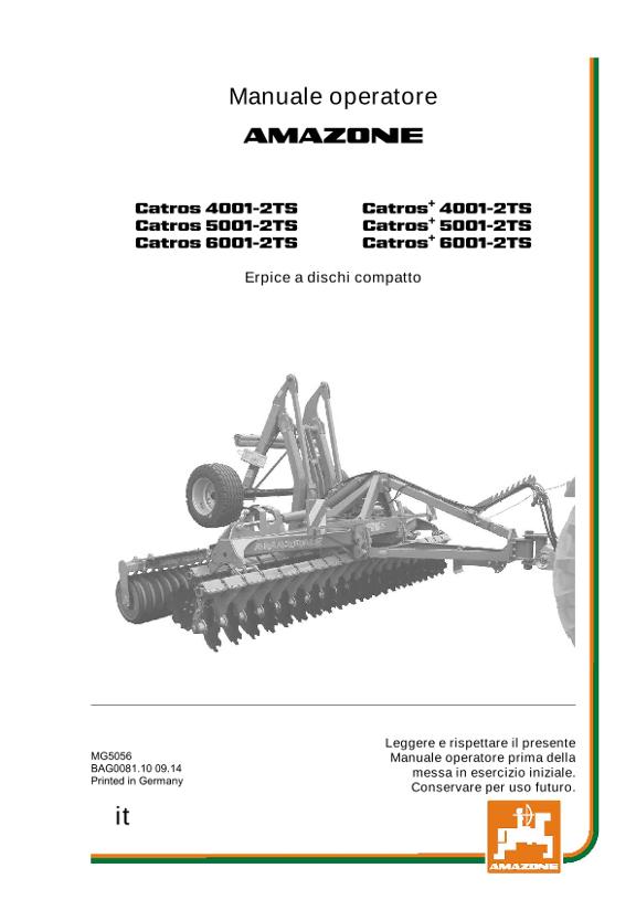 Manuale di intruzioni CATROS 4/5/6001-2TS