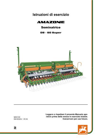 Manuale di intruzioni D9-60 SUPER