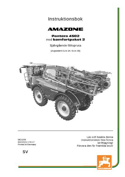 Instruktionsbok PANTERA 4502 CP2_E3 