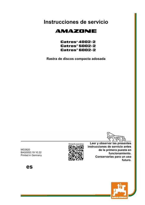 Manual del operador CATROS 3/35/4001-4/5/6001-2 4/5/6002-2 CAT+ 3/3501