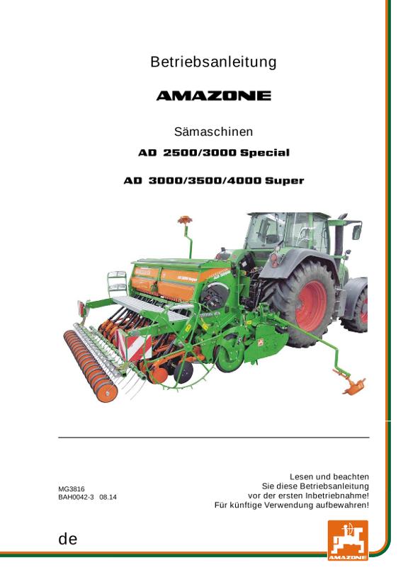 Betriebsanleitung AD-25/3/35/4000 SUPER / SPECIAL