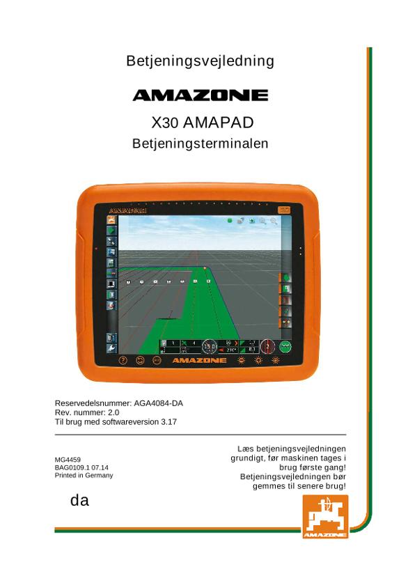 Brugsanvisning AMAPAD