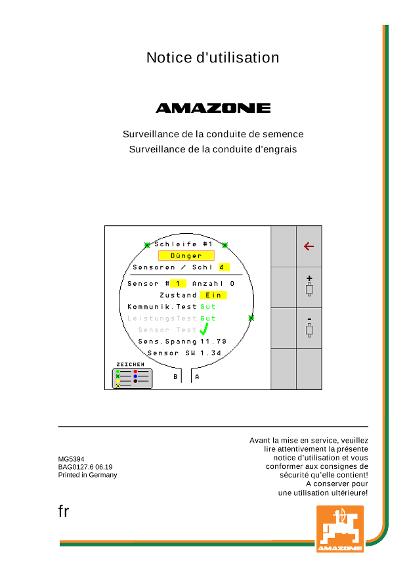 Notice d'utilisation Surveillance de la conduite