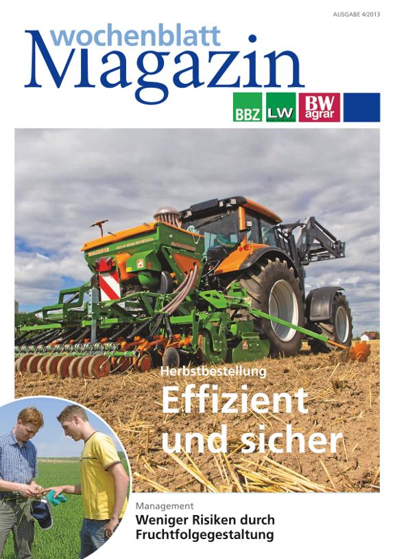 Artikel: Wochenblatt Magazin 4-2013 Konservierende Bodenbearbeitung Stefan Kief