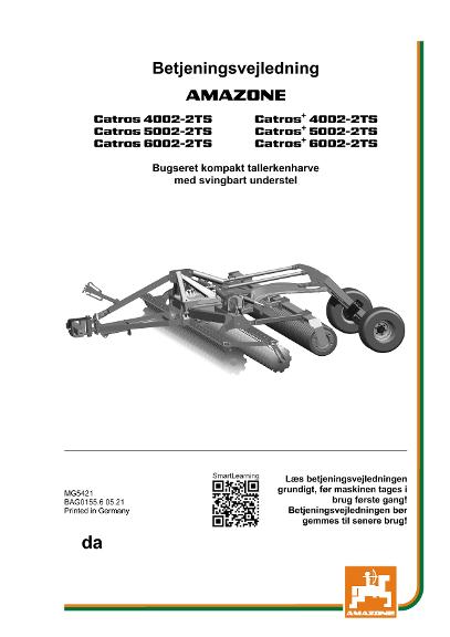Brugsanvisning CATROS 4002-2TS/5002-2TS/6002-2TS 