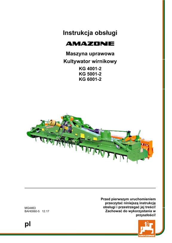 Instrukcja obsługi KG 4001-2 / 5001-2 / 6001-2