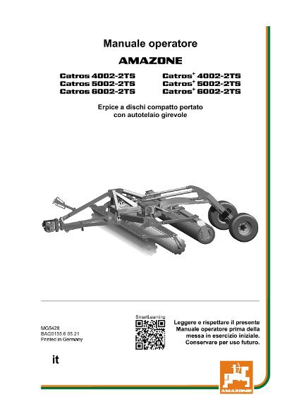 Manuale di intruzioni CATROS 4002-2TS/5002-2TS/6002-2TS 