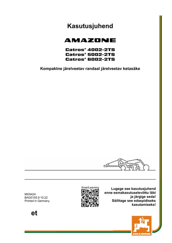 Kasutusjuhend CATROS 4002-2TS/5002-2TS/6002-2TS 