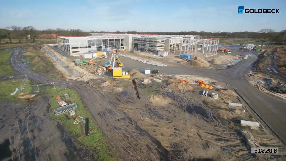 Video AMAZONE Werk Bramsche Zeitraffer