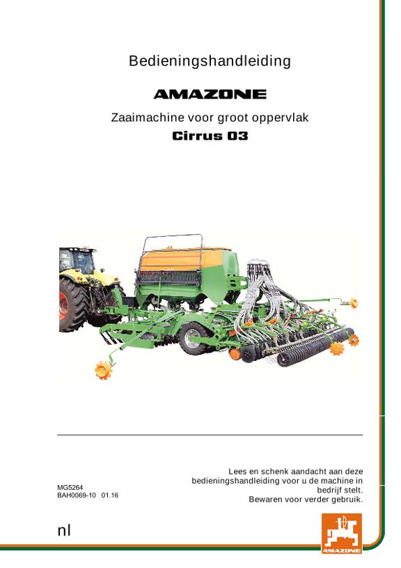 Bedieningshandleiding CIRRUS 03 /-COMPACT/-2/-2C