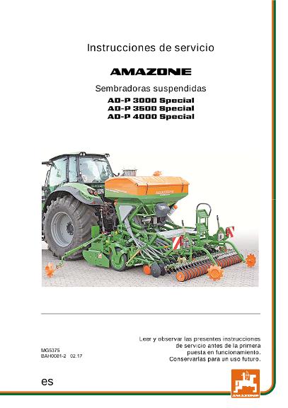 Manual del operador AD-P 30/35/4000 SPECIAL 