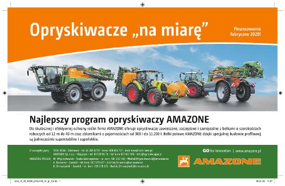 Anzeige "Opryskiwacze „na miarę”", 245x153, 4c, pl, Z