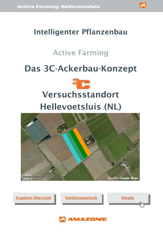Versuchsbericht Pflanzenbau Fläche Hellevoetsluis (Niederlande) 2016