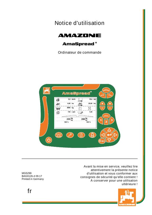 Notice d'utilisation AmaSpread+