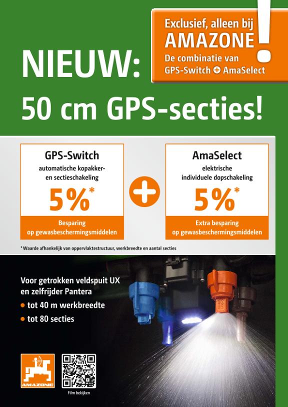 Florpost AmaSelect - NIEUW: 50 cm GPS-secties
