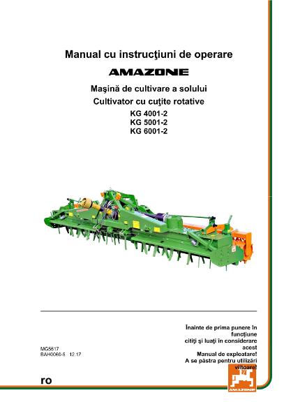 Instrucţiuni de utilizare KG 4/5/6001-2