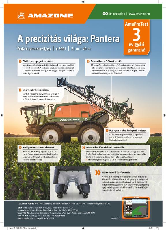 Anzeige „A precizitás világa: Pantera“, A4, 4c, hu