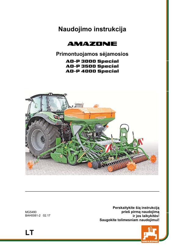 Manuale di intruzioni AD-P 30/35/4000 SPECIAL