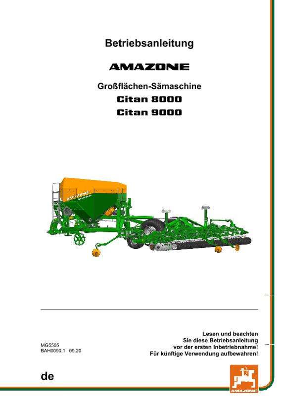 Betriebsanleitung CITAN 8/9000