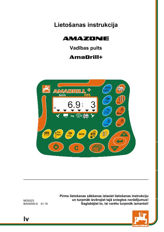 Ekspluatācijas instrukcija AMADRILL+
