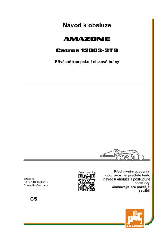 Návod na obsluhu CATROS 12003-2TS 