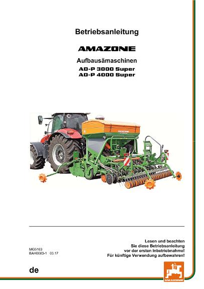 Betriebsanleitung AD-P 3000/4000 SUPER 