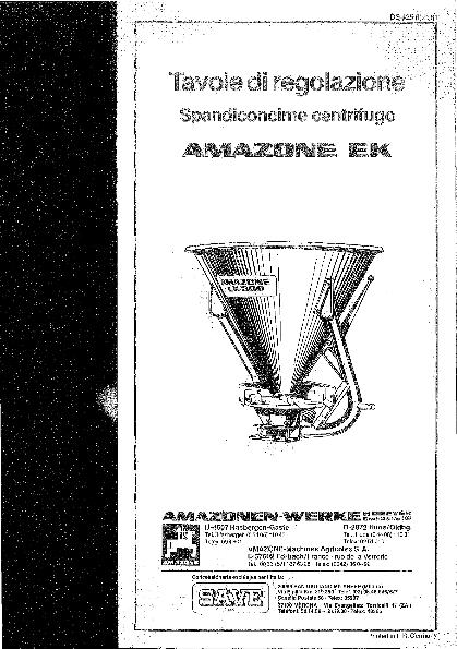 Manuale di intruzioni EK (08/81)