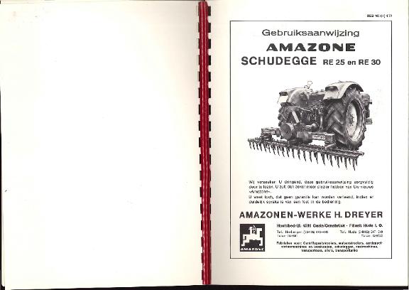 Bedieningshandleiding RE25, RE30 (04/70)