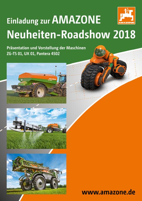 Flyer Neuheiten-Roadshow 2018