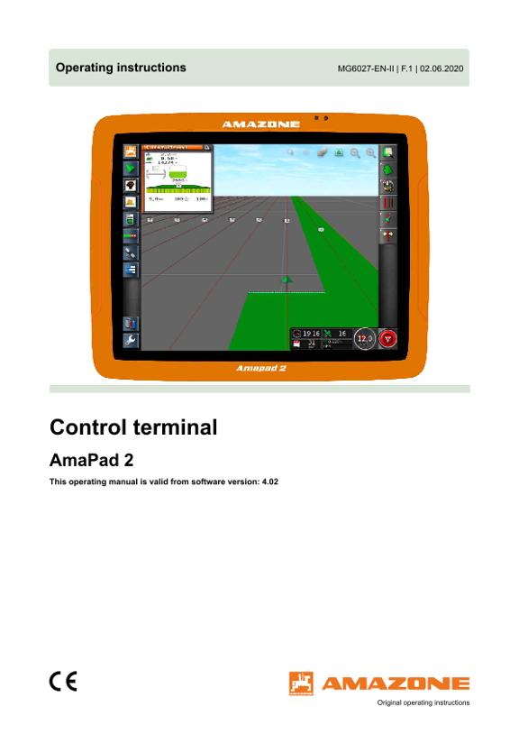 Operation manual AmaPad 2