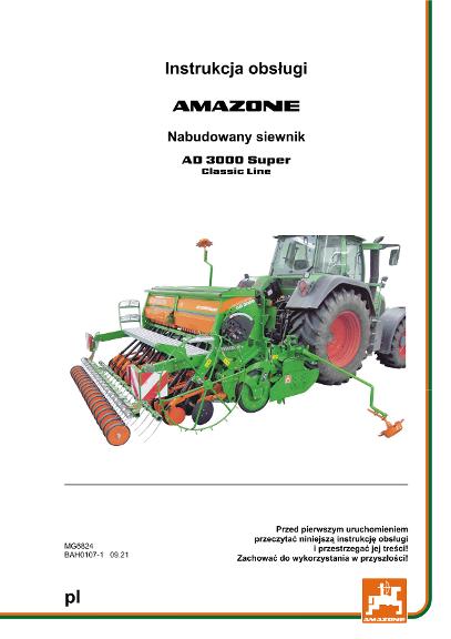 Instrukcja obsługi AD 3000 SUPER CLASSIC LINE