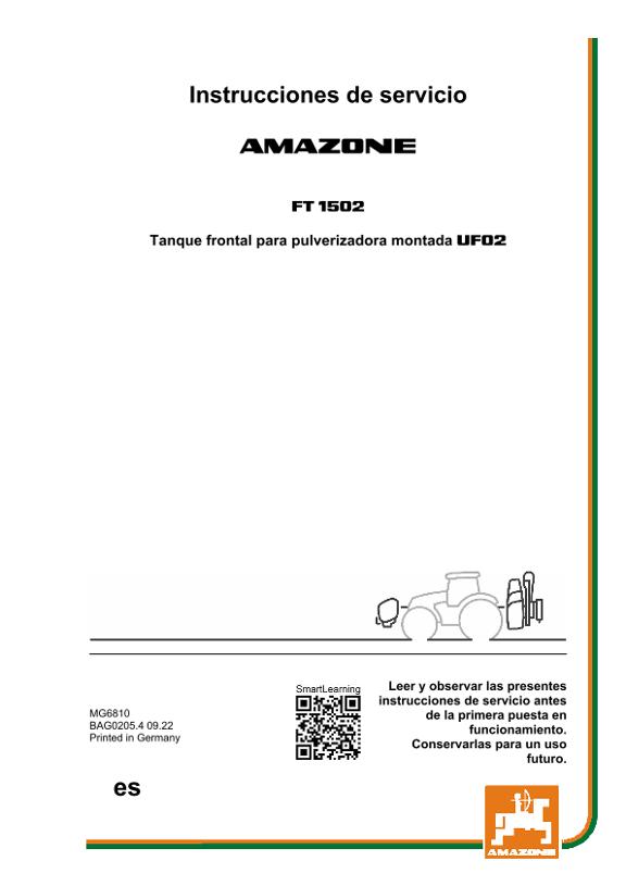 Manual del operador FT 1502 