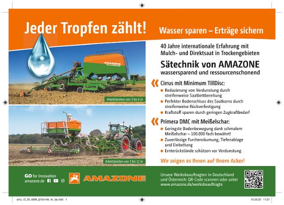 Anzeige „Jeder Tropfen zählt!“, 210x146, 4c