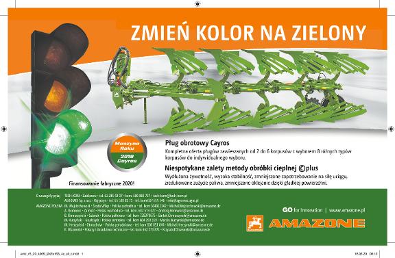 Anzeige „ZMIEN KOLOR NA ZIELONY“, 245x153, 4c, pl, Z