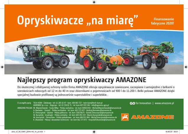 Anzeige "Opryskiwacze „na miarę”", 204x140, 4c, pl